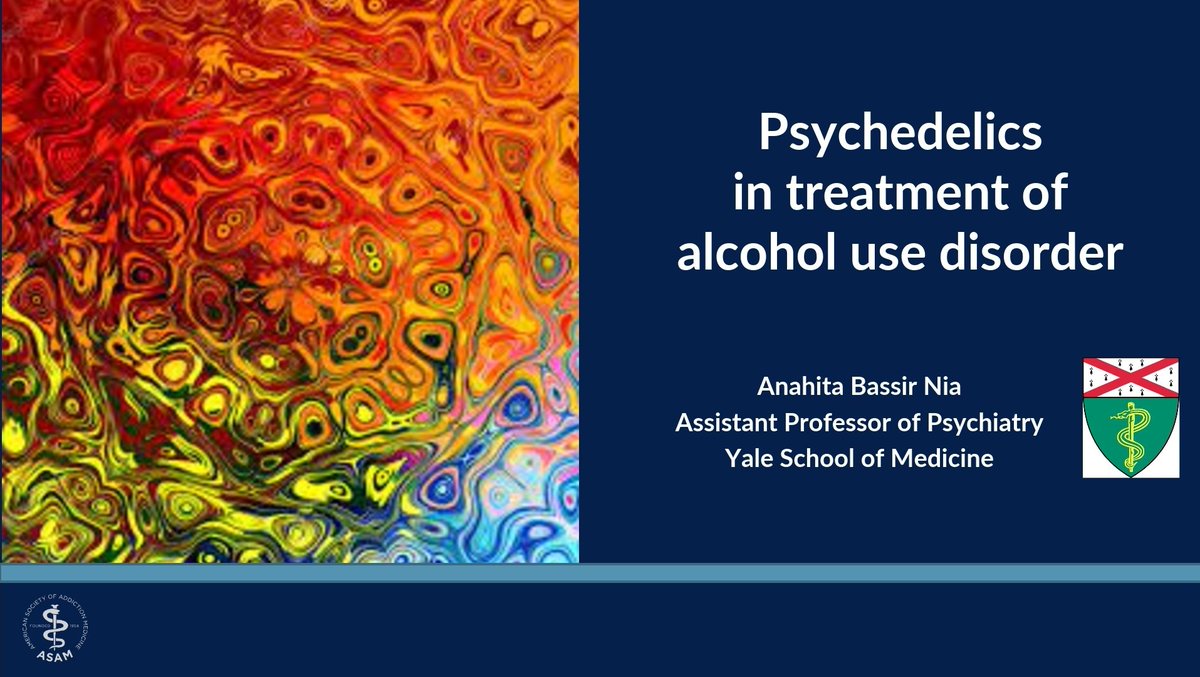 #Psychedelics for #SubstanceUseDisorders: Preparing for the Impending Paradigm Shift  #ASAMAnnual2023
Saturday, April 15, 2023 
3:45 PM – 5:00 PM 
Location: Potomac AD, Ballroom Level