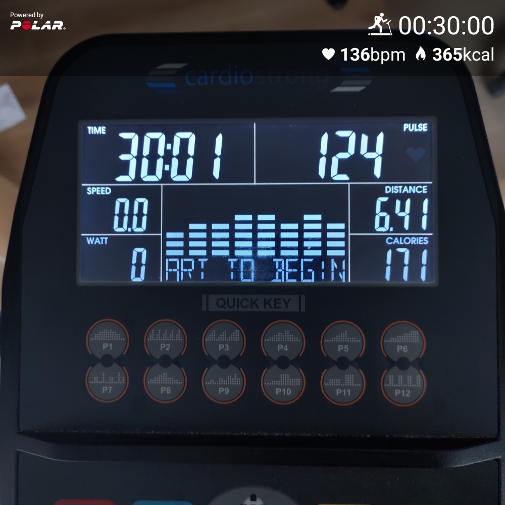 emilioidk's tweet image. Week 15 workout 3. Got the #PolarBeat working again 🥳🥳