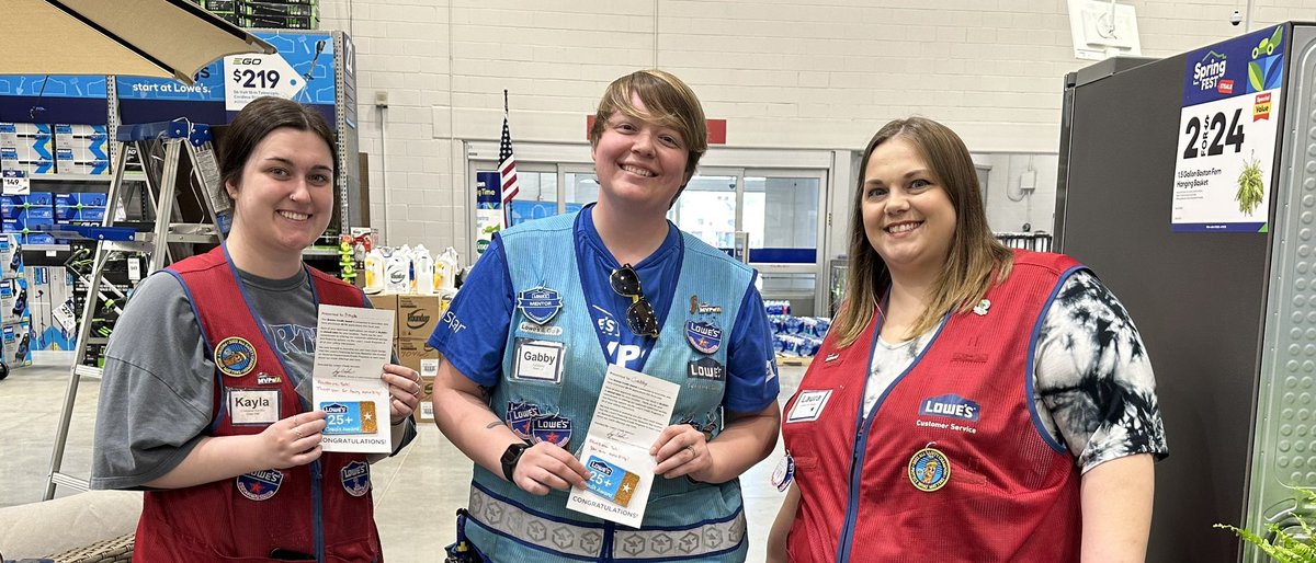 Shoutout to Karen who received her SILVER badge for credit, and Gabby and Kayla for receiving their BRONZE!! Awesome job!! 🎉👏🏻 <a href="/JamesW_2009/">James</a> <a href="/FNaff16/">FNaff16</a> <a href="/LisaMundy20/">Lisa Mundy</a> <a href="/tinamcamp777/">Tina Campbell</a> @som2to <a href="/BenitoKomadina/">Benito.Komadina@Lowes</a>