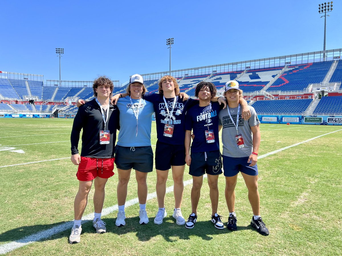 The Boys down in Boca at the spring game!!! Go OWLS!!! @Nguenther_QB1 @NathanielHohlf2 @GarrettWeisger1 @Jkerce05 @_michaeldempsey