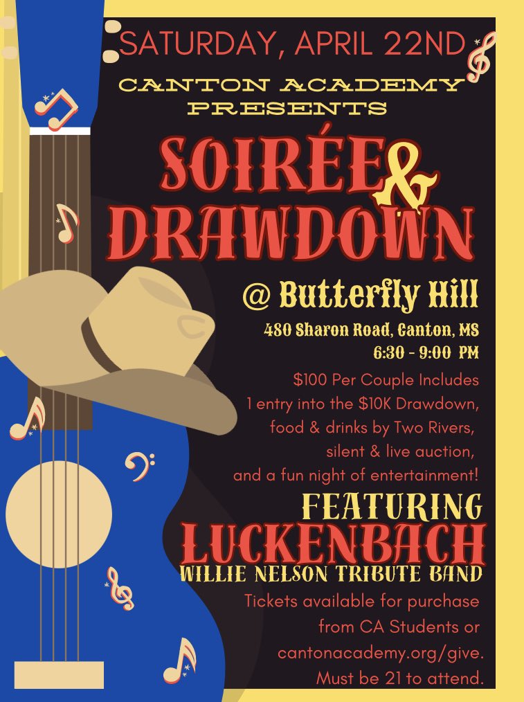 One week from today, someone will win $10,000!!! There is still time to purchase your Drawdown ticket to get your chance. Contact any CA family or stop by the high school office, M-F, 8:00-3:00. You can also purchase online at Cantonacademy.org/give.