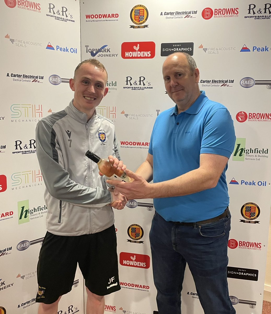 BelperTownFC's tweet photo. The @Brownsbm Man of the Match awards go to Jack Foalle for @MorpethTownAFC and for the Nailers it was Jacob Gratton. https://t.co/TN2AcpZ7Yi
