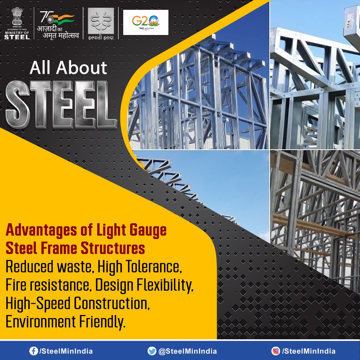 Ministry of Steel on Twitter "Using ColdFormed Steel (CFS) as the