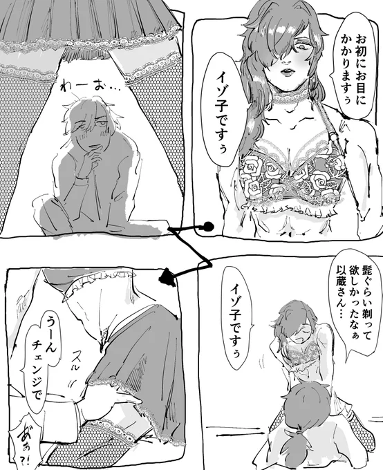 (昔のを描き直しました)
リョイ 女装 