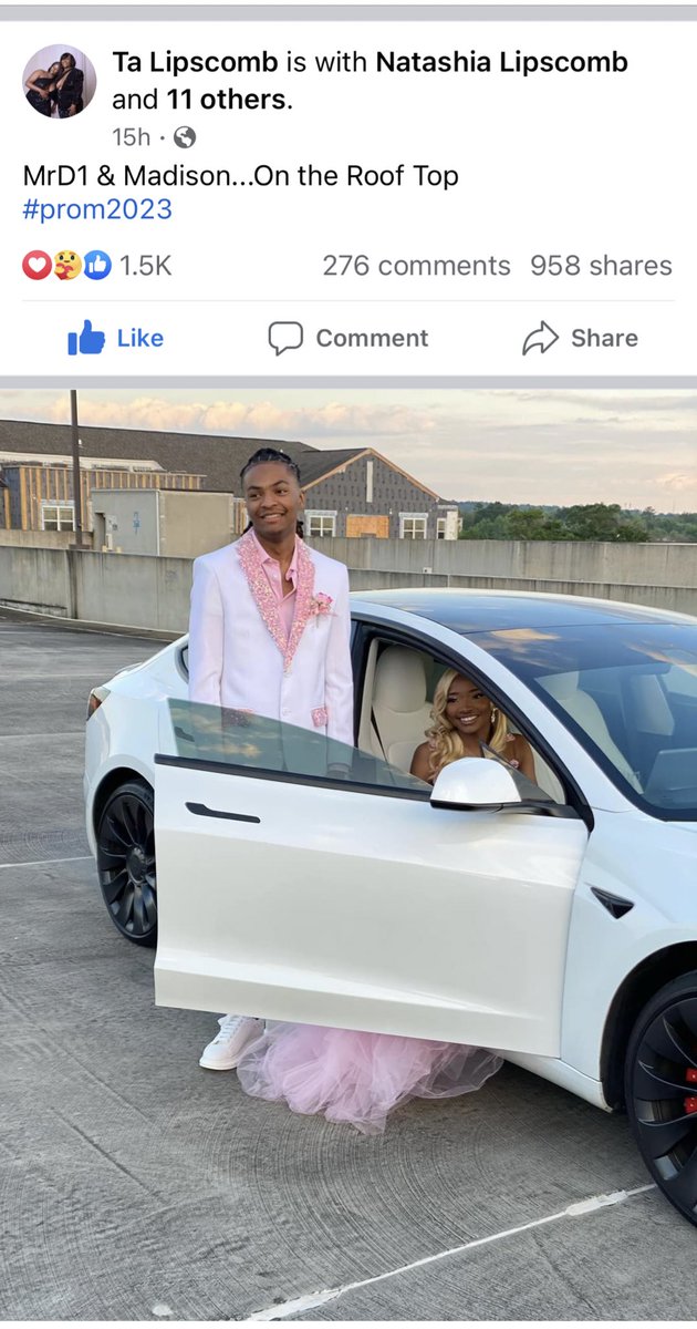 SikiraT's tweet photo. Wow this young alabama couple died in a car accident after prom less than 24 hours ago. Sad ! i hope it had nothing to do with Tesla malfunctions smh. Rip 💔smfh😢 #MadisonShaque #SamuelBrown #RiP 👑💕👑 https://t.co/6c4mLoOjEy