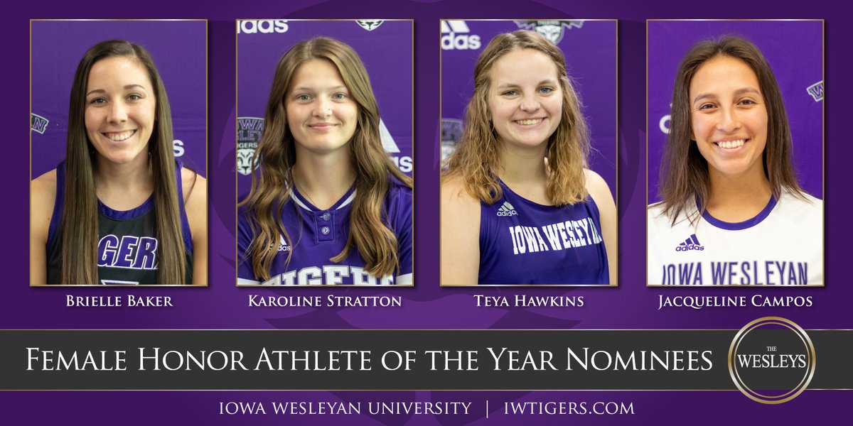Let's meet the Finalists for Female Honor Athlete of the Year! #TheWesleys #WeAreIW