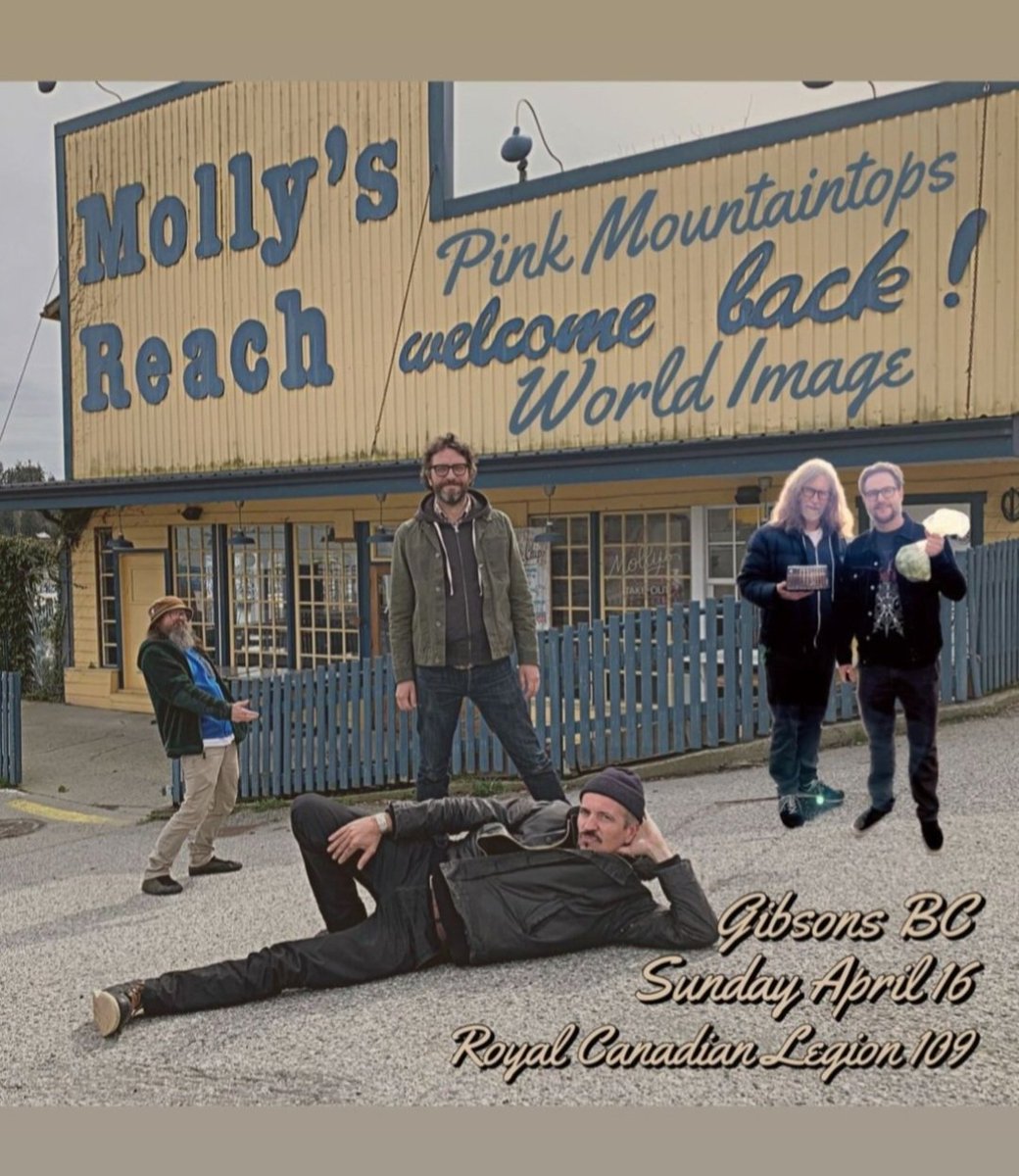 TartColette's tweet photo. SUNDAY 4/16 | 7 PM! Run to PINK MOUNTAINTOPS show at the Royal Canadian Legion in Gibsons BC! 💯🤘 ➡️➡️➡️
https://t.co/8sRA13NI3t #concert #livemusic @pinkmtps @RunyanTygh #palacesound #TyghRunyan #PinkMountaintops 📷blackmountainarmy on IG https://t.co/tRO1boXZgQ