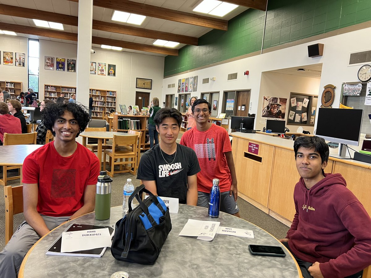 WitthausFHSD's tweet photo. FHHS Scholar Bowl competed in Districts today. Team competed hard and have some positive results to build on for next season. https://t.co/ZfOAmuuNvb