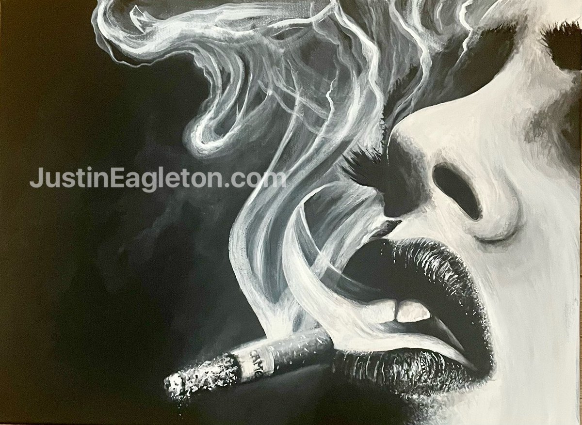 JustinEagleton's tweet photo. New Artwork - Sultry Smoker
Acrylic on canvas painting with limited prints available #myart #painting #justineagleton
https://t.co/bGPjLO8iwg https://t.co/KR5Ce99A2b