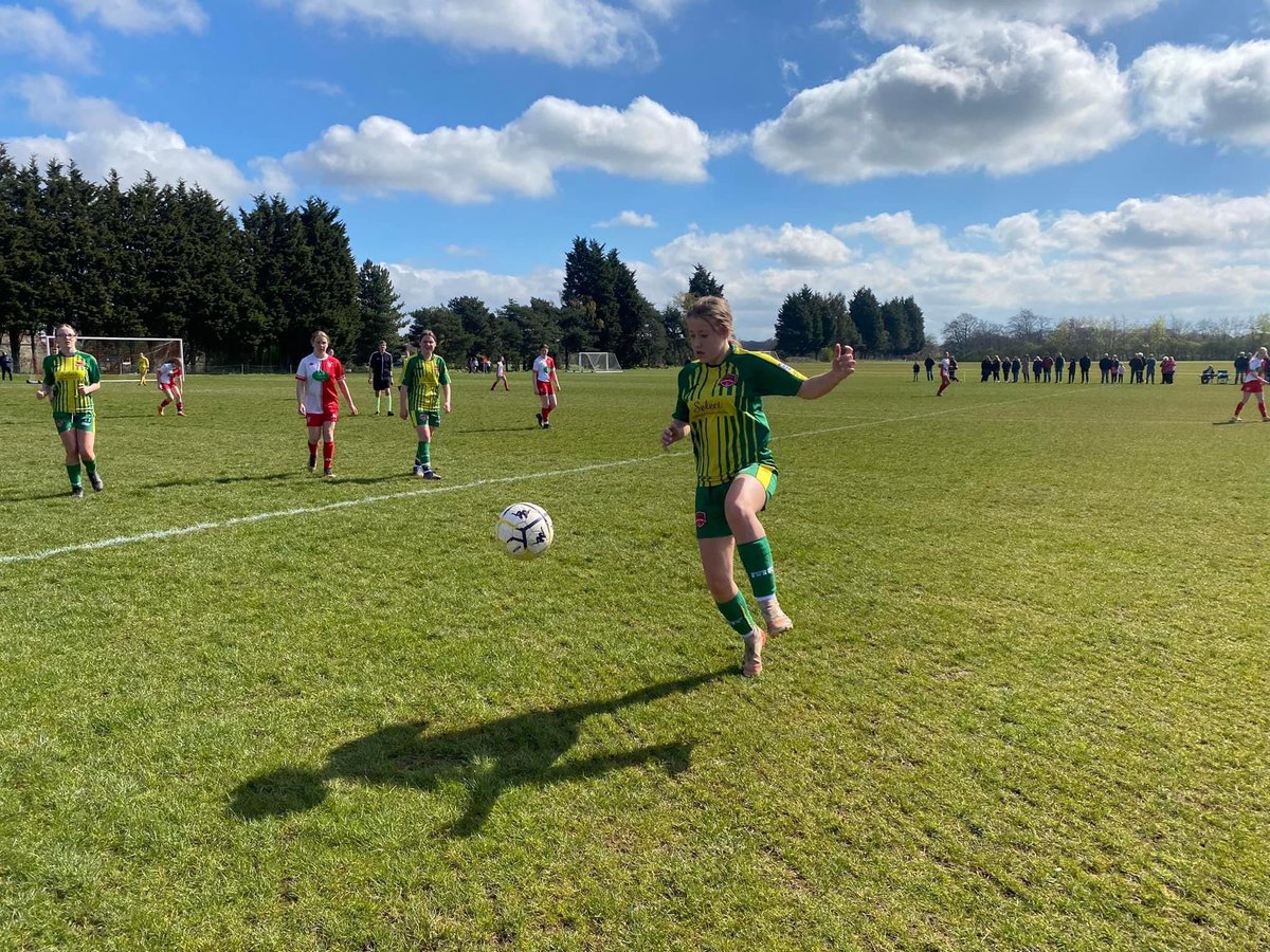 CobrasGirlsFC's tweet photo. Semi-final cup game against Kidderminster Harriers today. A goal in the 1st half gave us a lead, but a last minute equaliser took us to penalties! @CobrasGirlsFC kept their heads, stayed strong &amp; won a 4-3 win on penalties…  Shout out to Maya our GK on her 1st penalty shoot out. https://t.co/VbnMHsbJVN