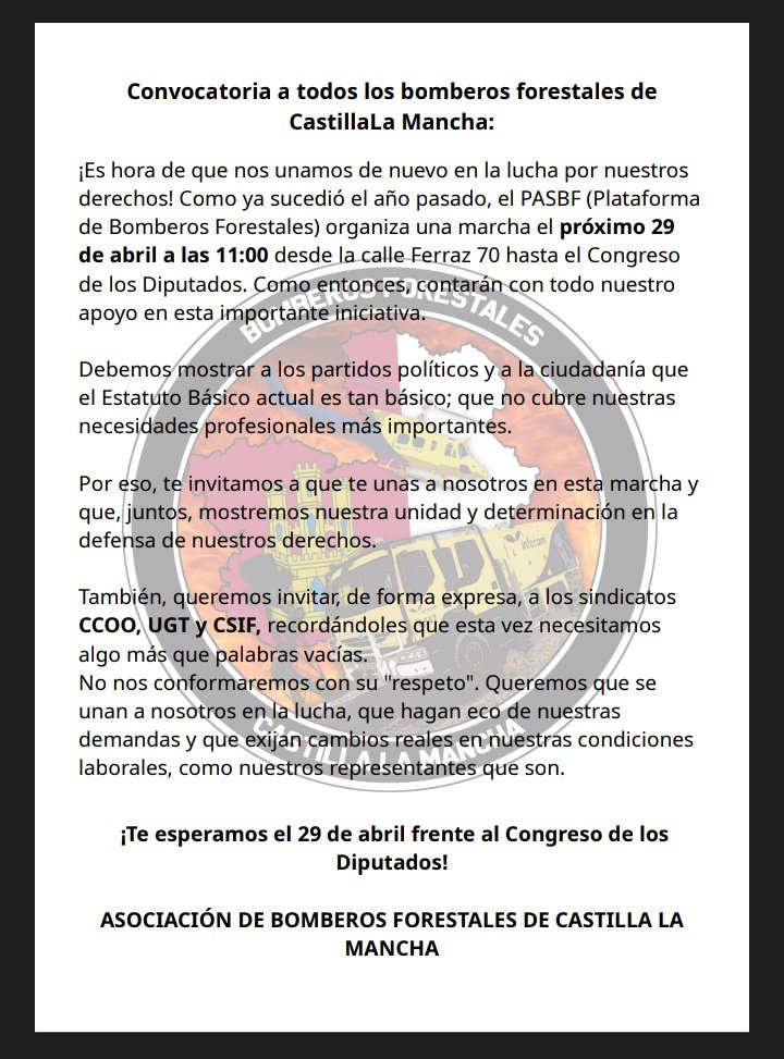 BomberosforestalesCCM (@bomberosforest7) on Twitter photo 