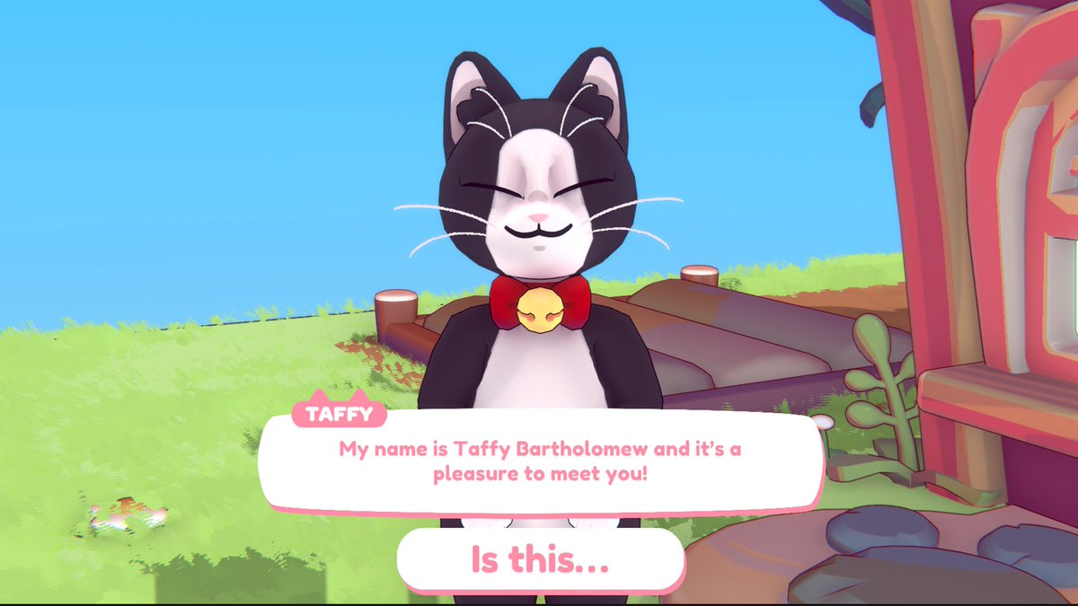 #ScreenshotSaturday Pekoe is a small town filled with passionate tea lovers. We can't wait for you to visit, meet the cats in town and make all kinds of tea! 

🍵Click the link in our bio to join our discord and wishlist Pekoe on Steam today.

#indiegame #caturday