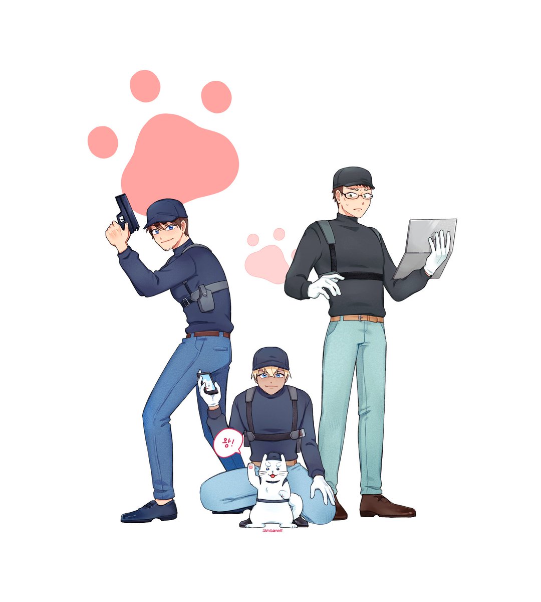 mart_hirolove's tweet photo. 하로 아범들(?)🐾
다함께 잠입수사중..?🤫 https://t.co/P8xWRsiI0O