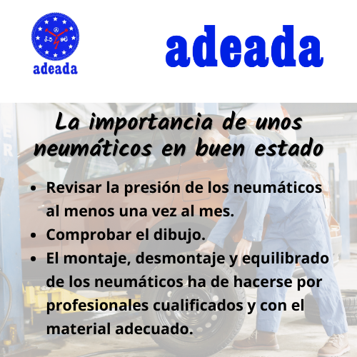 adeada_alava's tweet photo. El mantenimiento y la salud de los neumáticos es crucial en la seguridad vial. Saber cómo cuidarlos, cómo llevar a cabo el mantenimiento periódico y detectar cualquier defecto en ellos puede resultar clave para nuestra seguridad.

#adeada #taller #mantenimiento #vehiculo #motor https://t.co/hbT26Pq2mX