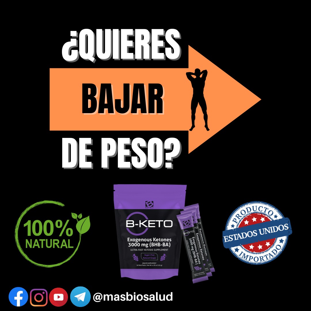 Obtén más detalles en bit.ly/KetoBhba

WhatsApp 📲 +593 96 986 3149

#KetoSalud #SaludKeto #Cetosis #CetosisNutricional #BajardePeso #QuemarGrasa #PederPeso #ControldePeso #CetonasExogenas #QuieroCetonas #KetoReto #KetoLife