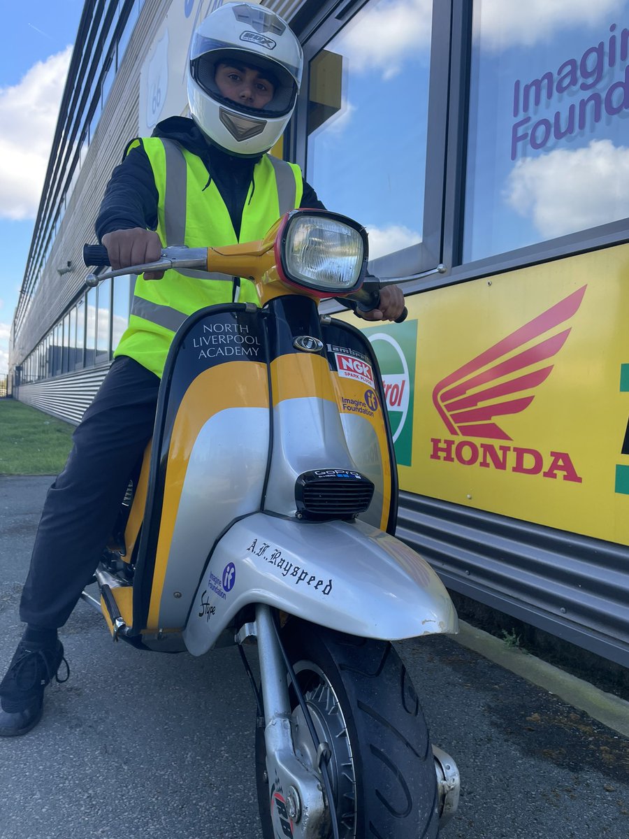 Azaan Yr13 Engineering student continued with his rider training today in preparation for our first sprint of the 2023 motorsport season.