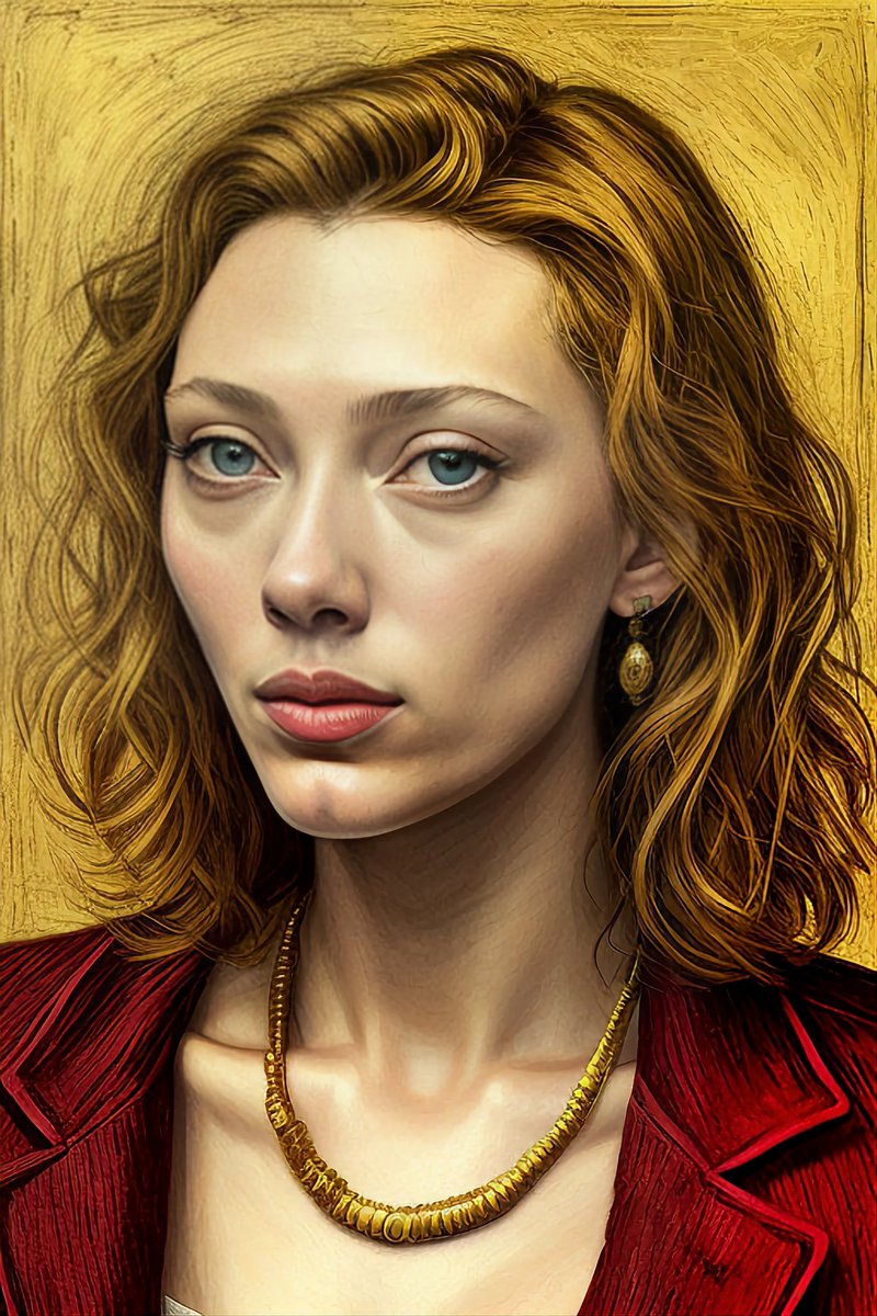 ai_divas's tweet photo. 🤔What if Leonardo da Vinci had painted a portrait of Scarlett Johansson?

#ScarlettJohansson #LeonardodaVinci #MissIndiaFinale2023 #LSGvPBKS #2MonthsForAdipurushArrival #ai #AIart #AIArtwork #aiartcommunity #aiartist https://t.co/jXSkBAMilX