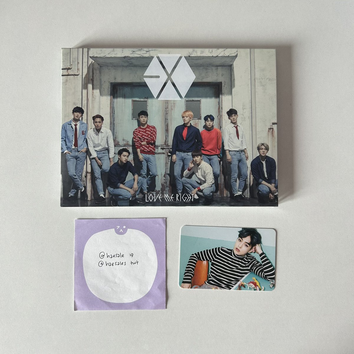 haesales's tweet photo. wts selling exo album + photocards + comic page power, love me right lmr romantic universe, xiumin, baekhyun 5th anniversary

each $20 shipped

→ usa only
→ not responsible once shipped

dm if interested

@exotradeusa @exotradekpop @exoselltradeusa @sm_trades https://t.co/UZ9YpeiAQm