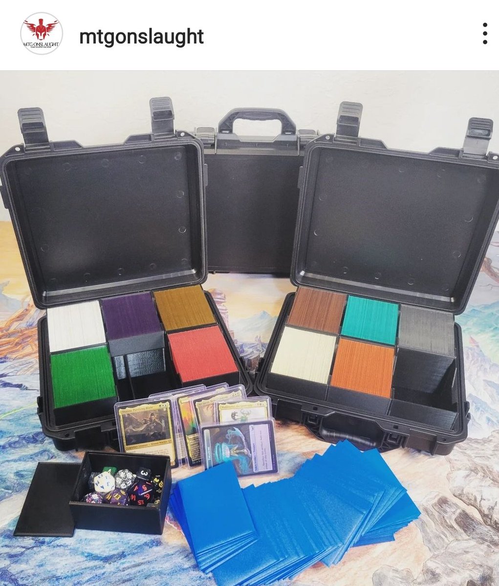 billywould's tweet photo. 🔥🪄 Hey #mtg players - my lil bros latest #Kickstarter is live! The Ultimate Magic The Gathering Deck Box Case and Storage, via @Kickstarter https://t.co/jVjhqt168v https://t.co/TK5fKOm0Ku