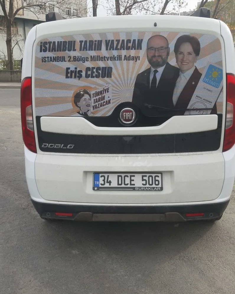 eriscesur's tweet photo. İSTANBUL TARİH YAZACAK!
Seçim araçlarımız İstanbul 2.Bölge sokaklarında Genel Başkanımız Sayın Meral Akşener'in selamını iletiyor.🇹🇷 https://t.co/EIUc32AhnD