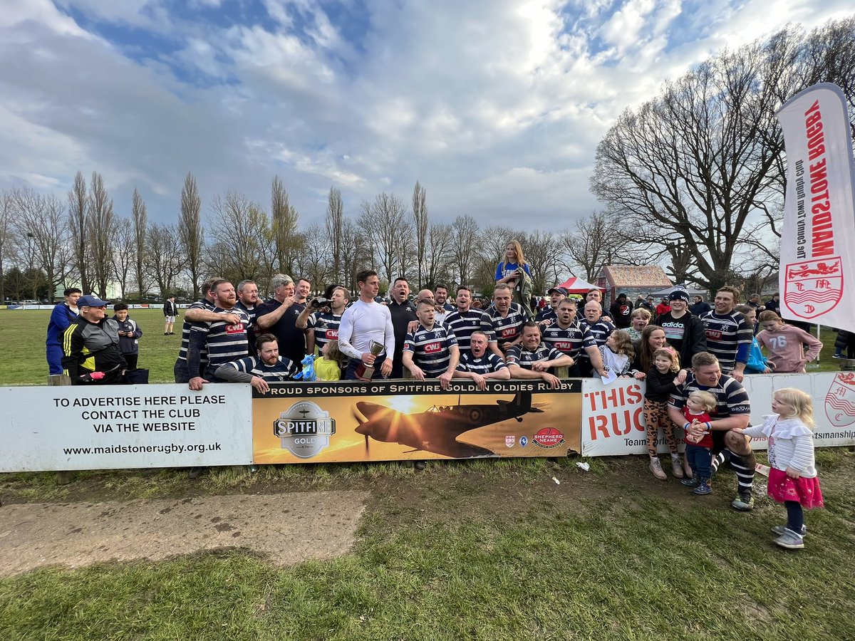 A highly anticipated <a href="/KentRugby/">Kent Rugby</a> Veterans Cup final between <a href="/WESTCOMBE_PARK/">Westcombe Park RFC</a> &amp; <a href="/lordswoodrfc/">Lordswood R.F.C.</a> ends in 36-19 win for holders Westcombe Park. Can anyone topple them. 

<a href="/ShepherdNeame/">Shepherd Neame</a> 

#kentrugby #rugbyinkent #olddogsrule #cupwinners🏆