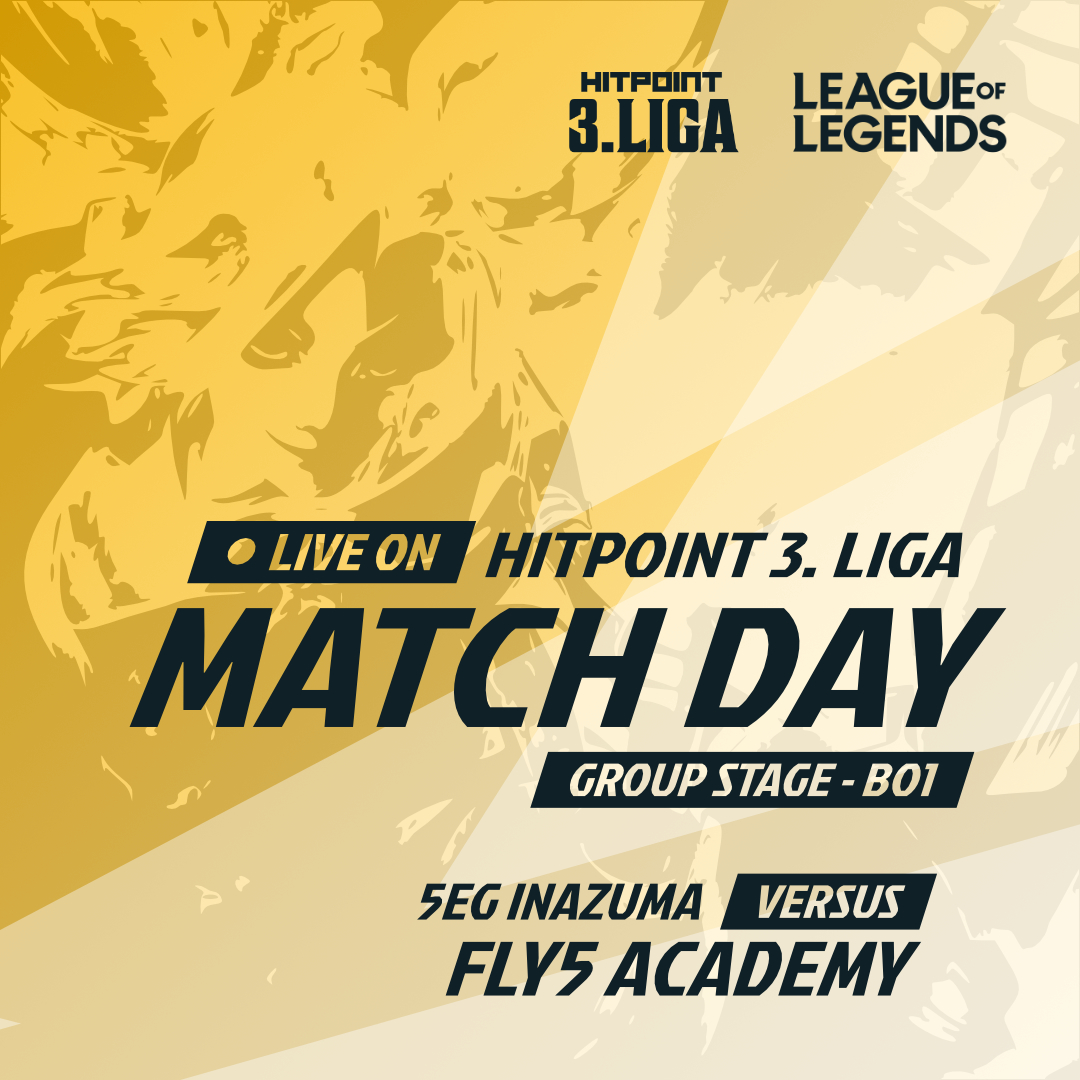 MATCH DAY! <a href="/hitpointcz/">Hitpoint.cz</a> 3. league!
Today, we're going up against <a href="/fly5esports/">FLY5</a> Academy

#AimForTopAndNeverStop #5EG #GoElements