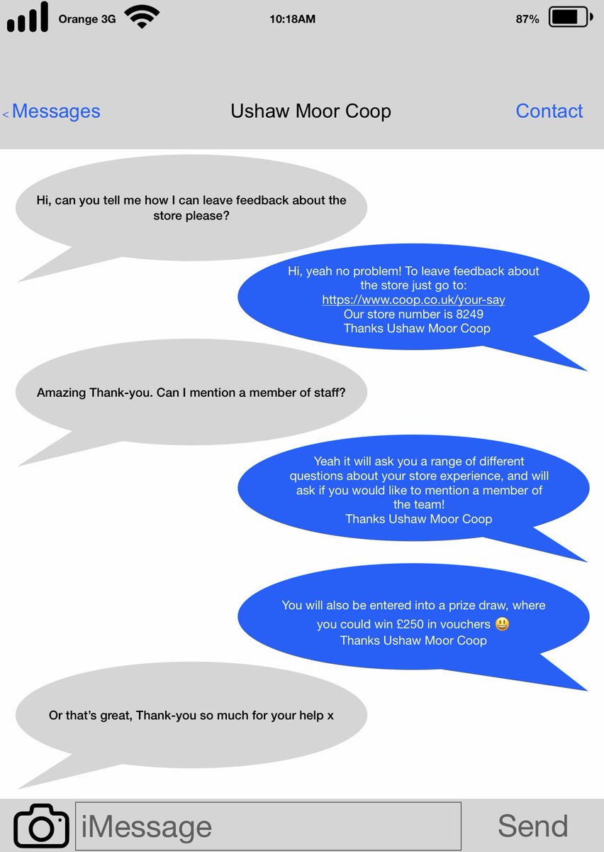 Join the convo! Ushaw Moor Coop, leave us some feedback
<a href="/michaelbouch68/">Michael Boucher</a> <a href="/skhouryhaq/">Shirine Khoury-Haq</a> <a href="/coopuk/">Co-op</a>