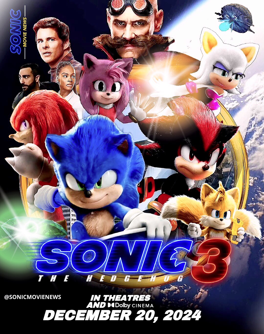 Sonic the Hedgehog 3 Movie Gets December 2024 Release Date