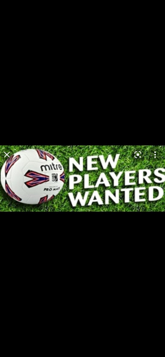 Going to 11 a side next season , new players welcome , if your after a new challenge please give us a dm for more details 😀