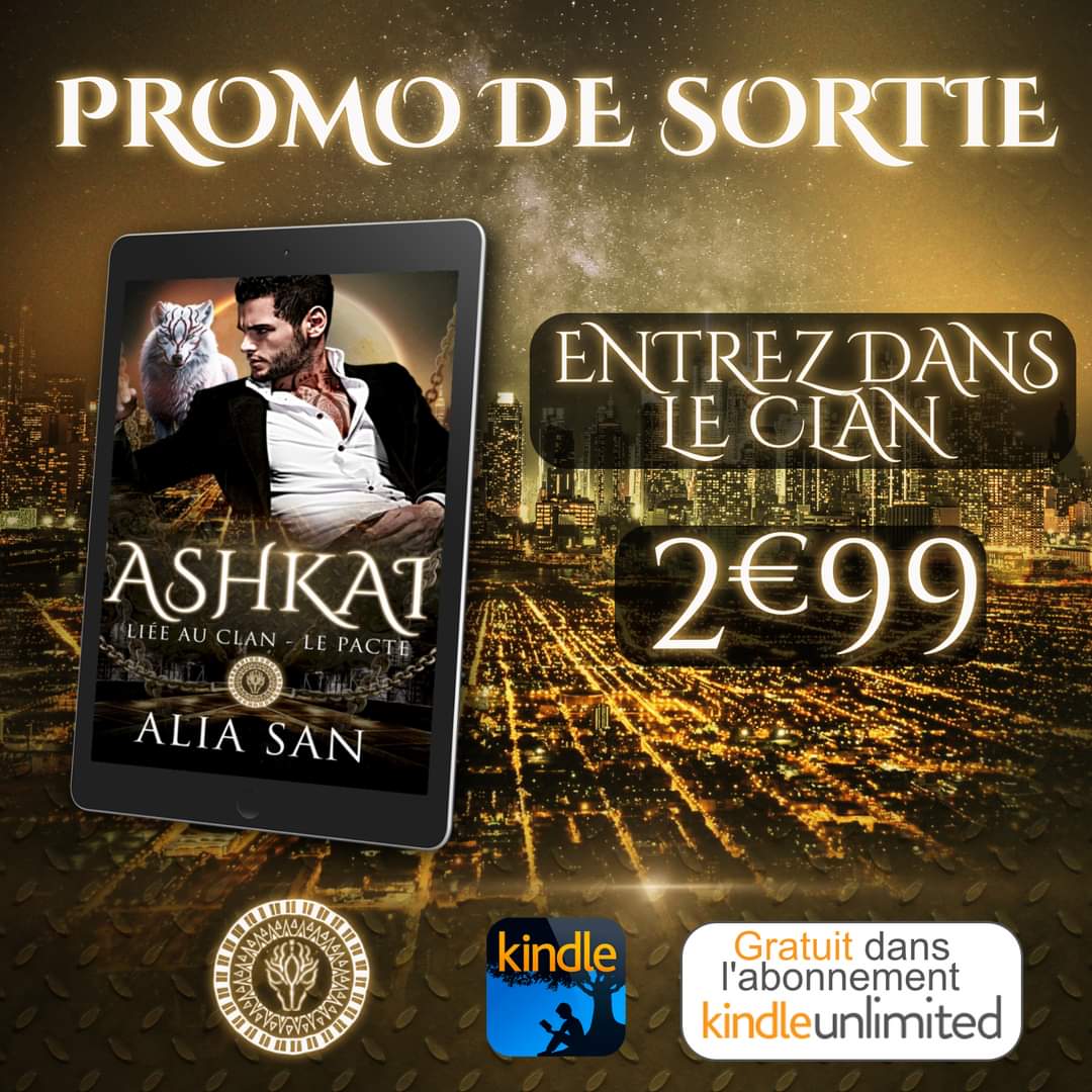 ChaniBrooks's tweet photo. Ashkai -Liée au Clan -Le Pacte est en ligne🎉 une #darkromance mafia croisée #romanceparanormale métamorphe! 🐺 J'ai changé de pseudo 🙈 merci de votre soutien et RT!💗
  🖱️https://t.co/gQ45CQp1FD
 #kindle #KindleUnlimited #romance #romancemafia #romanceloup #bitlit https://t.co/p18EE50MXc