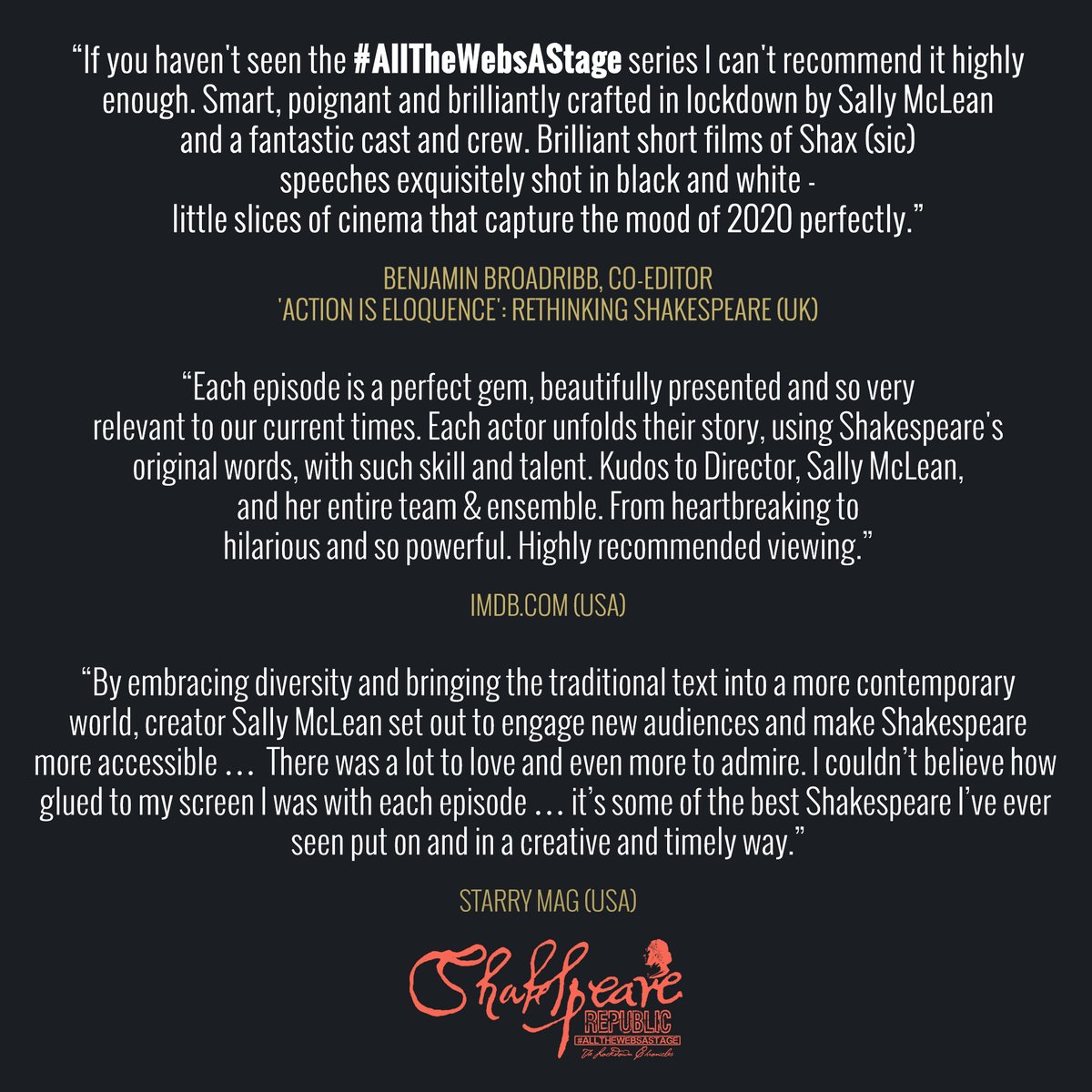 Shakespeare Republic tweet media
