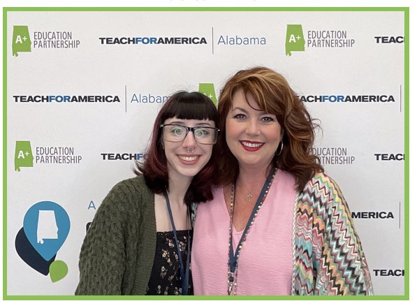 yWords_English's tweet photo. Attending the Alabama Opportunity Summit and supporting one of @OHSJackets1  @ocsjackets students, Kinlea Barnhill. She is a member of the @aplusala Student Voices Team speaking on a panel today! #GoBigO https://t.co/PeukiOeIbs