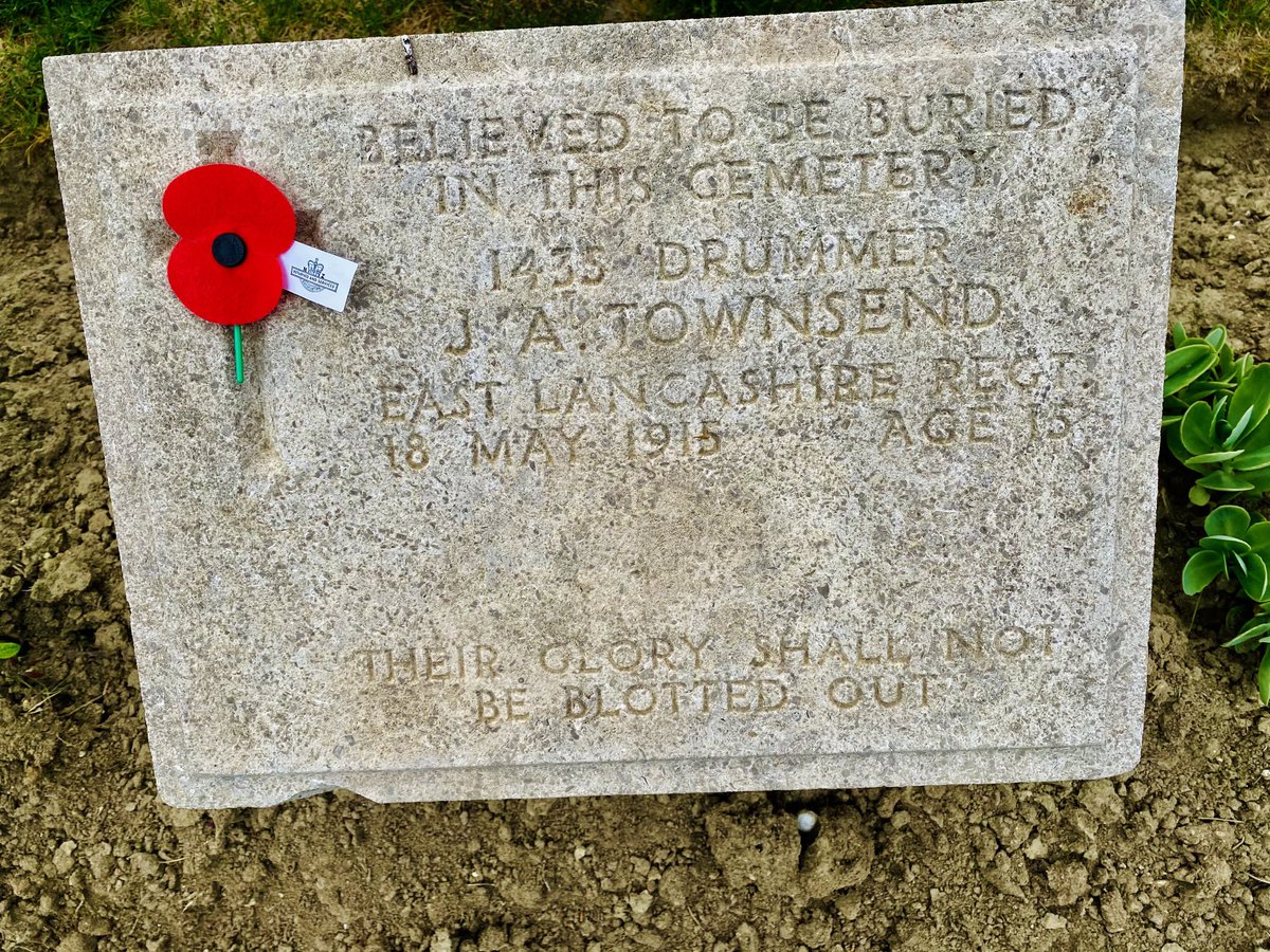 Only a boy - Drummer Joseph Aloysius Townsend of D Company, 1/4th Battalion of the East Lancashire Regiment - aged 15 years old. The youngest Allied casualty buried at Gallipoli. His life lost way before he started living it. Skew Bridge @cwgc Cemetery Cape Helles.