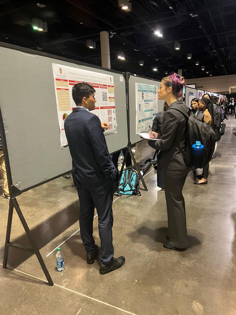 I had the best of times hearing about the research projects presented in the undergraduate student caucus and poster competition. So much enthusiasm and talent packed in a room! Thank you to the #AACRAMC judges @KristinAltwegg @waynerlawrence <a href="/MathiasSeviiri/">Mathias Seviiri, MD, MPH, PhD</a> <a href="/safamajeed/">Safa</a>