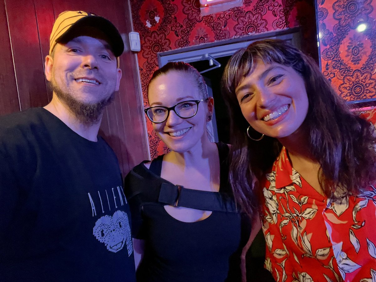Two hilarious shows with Melissa Villaseñor at BottleRocket in Pittsburgh last night. 
Go see her whenever you can!  
@melissavcomedy <a href="/BottlerocketPgh/">Bottlerocket Social Hall</a> #lazysideways #sosorrycarlitos