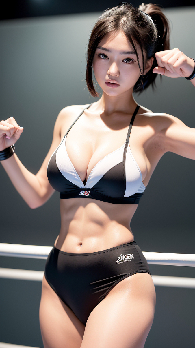 Garlic_ai's tweet photo. 女子プロレス＆ボクシング #おっぱい #AI #aiart #aiイラスト #aiコスプレ #AI生成 #StableDiffusion #女子プロレス #女子ボクシング #腹筋 https://t.co/ePYkNUD7XS https://t.co/zrcHRRPCf1