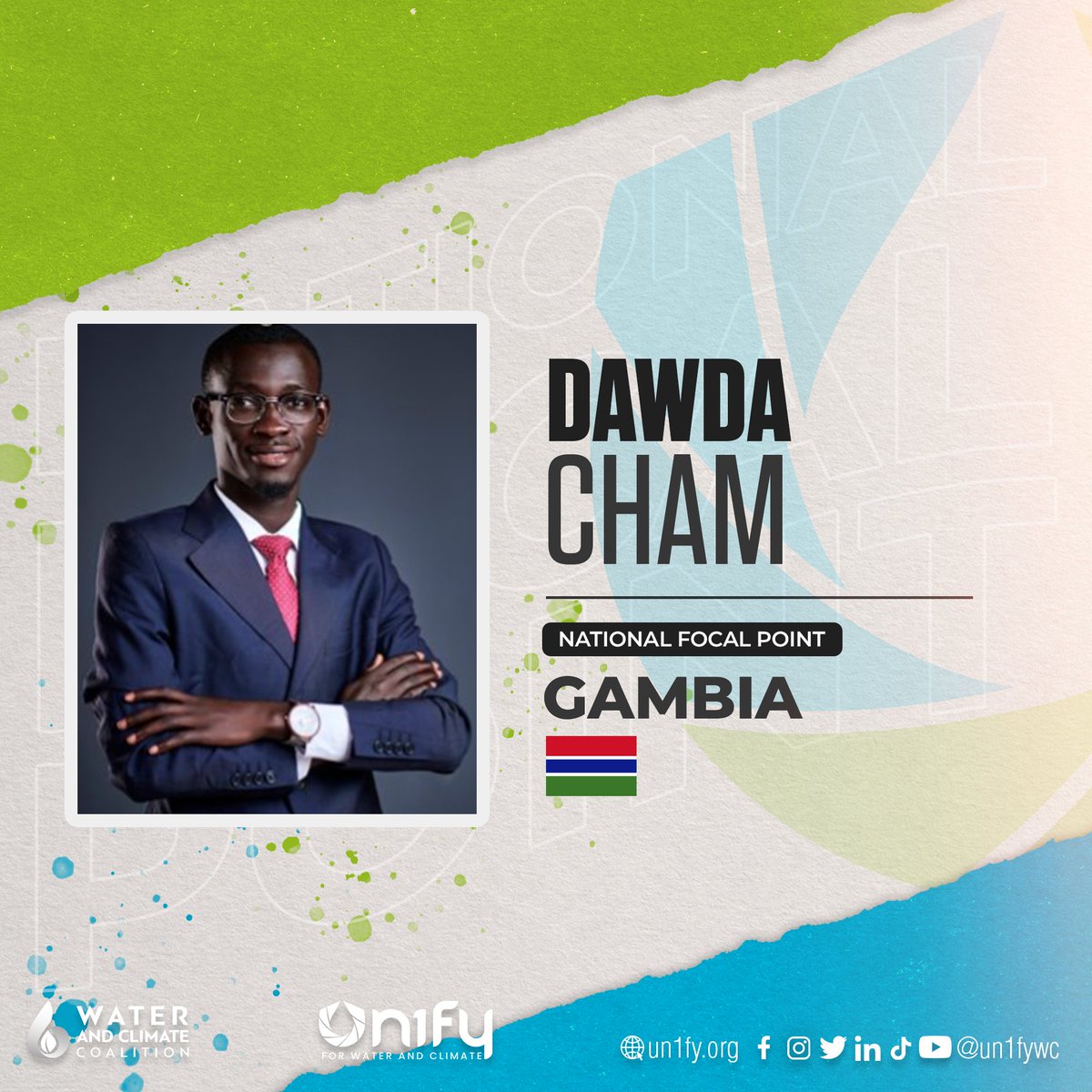un1fywc's tweet image. Introducing our National Focal Points for Gambia, Dawda Cham and Omar Sambou. 

Are you from Gambia and willing to advocate for water and climate? You can reach them via email at gambia@un1fy.org 

#un2023waterconference #wateractio #youthadvocates #un1fy #un1fywc