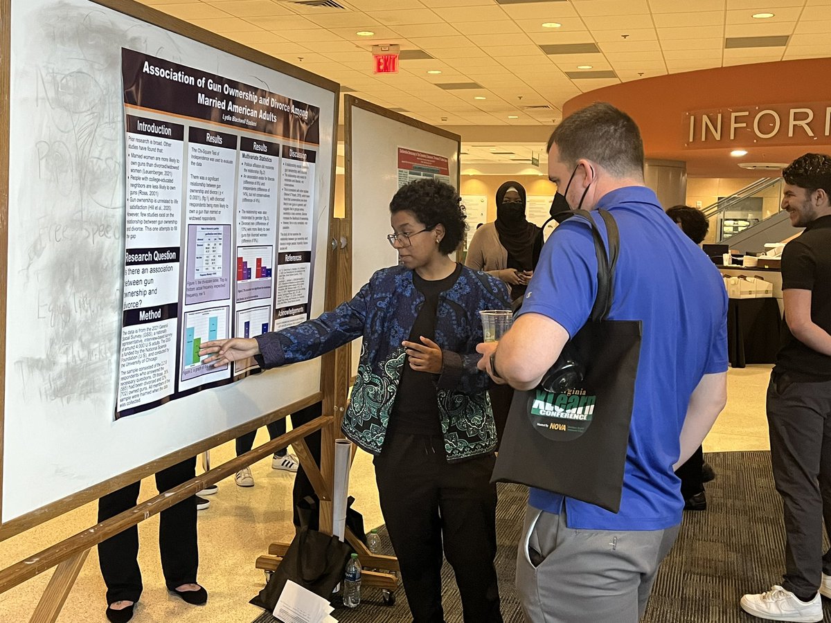 arlingtontechcc's tweet photo. DE Stats at it again! We are at the Virginia Experiential Learning Conference as NOVA students and Arlington Tech students are showcasing their research. @APSMath @APSCareerCenter @APSVirginia https://t.co/wcBT6oSBHZ