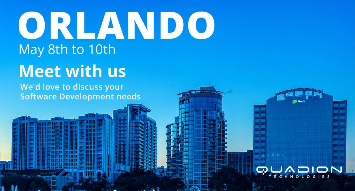 🔜 Orlando will be the 3rd leg in our trip! 🎢

Want to talk about software development? Leave us a comment! 📨

See you in a couple of weeks! 🛩️

#digitalTransformation #orlando #usa #agile #software #development #business #growth #nearshoring