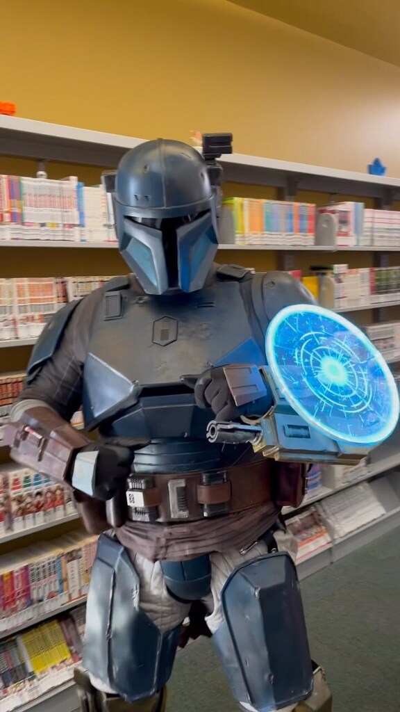 SkywalkingPod's tweet photo. Check out AnaCon - Comics and Sci-Fi at the Library! Look who we found after we thought he died!! @anaheimlibrary #anacon #anaheimlibrary Or you can buy signed copies of our books online right now!! https://t.co/MwnyysoZ1Q https://t.co/WRabeExsCO https://t.co/0ouyn3DOZz