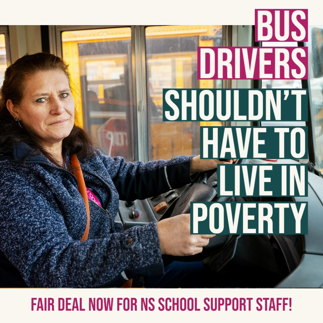 CUPE_NSSBCU's tweet image. Bus drivers shouldn't have to live in poverty! Like and share if you agree!
#underpaid #understaffed #undervalued