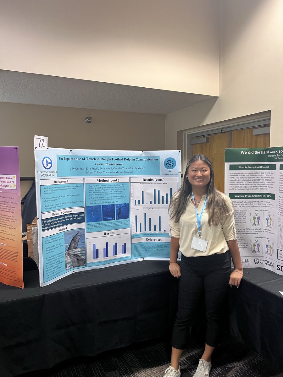 AnimalStudiesRC's tweet photo. #CO3_2023 has been a success for members of the ECCPL and FAB labs. We are so proud! @ComparativeCog @dylan_jammin @KaitlynWillgohs @madeline_ketner @lilycollins1821 https://t.co/bS44UxzgnM
