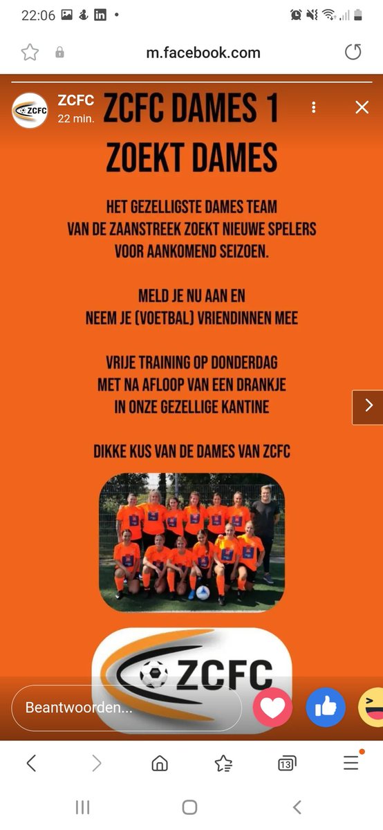 rvanbraam's tweet photo. Kom op, onze dames zoeken nieuwe spelers. https://t.co/s1TzwJjfZH