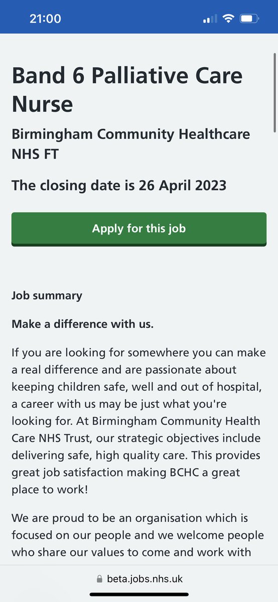 BCHCPaedEdTeam's tweet photo. Band 5, 6 and 7 jobs available in the #communitychildrensnursing #ccn team and #paediatricpalliativecare in #birmingham @BchcRecruitment @BCHCPrecep @BCHCRKIRBY @BchcEquality https://t.co/gY17E3xQVu