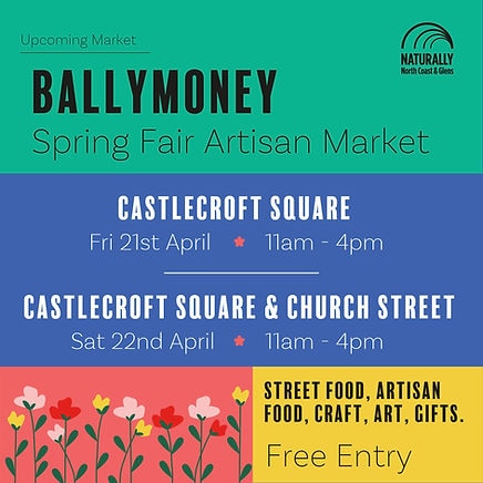 Next weekend you can get me at Ballymoney Spring Fair at Castlecroft Square between 11-4pm both days with @NaturallyNCG So many events for adults and wains so come along and come say hello
#ballymoneyspringfair2023 #ballymoneyspringfair #Ballymoney #naturallynorthcoastandglens