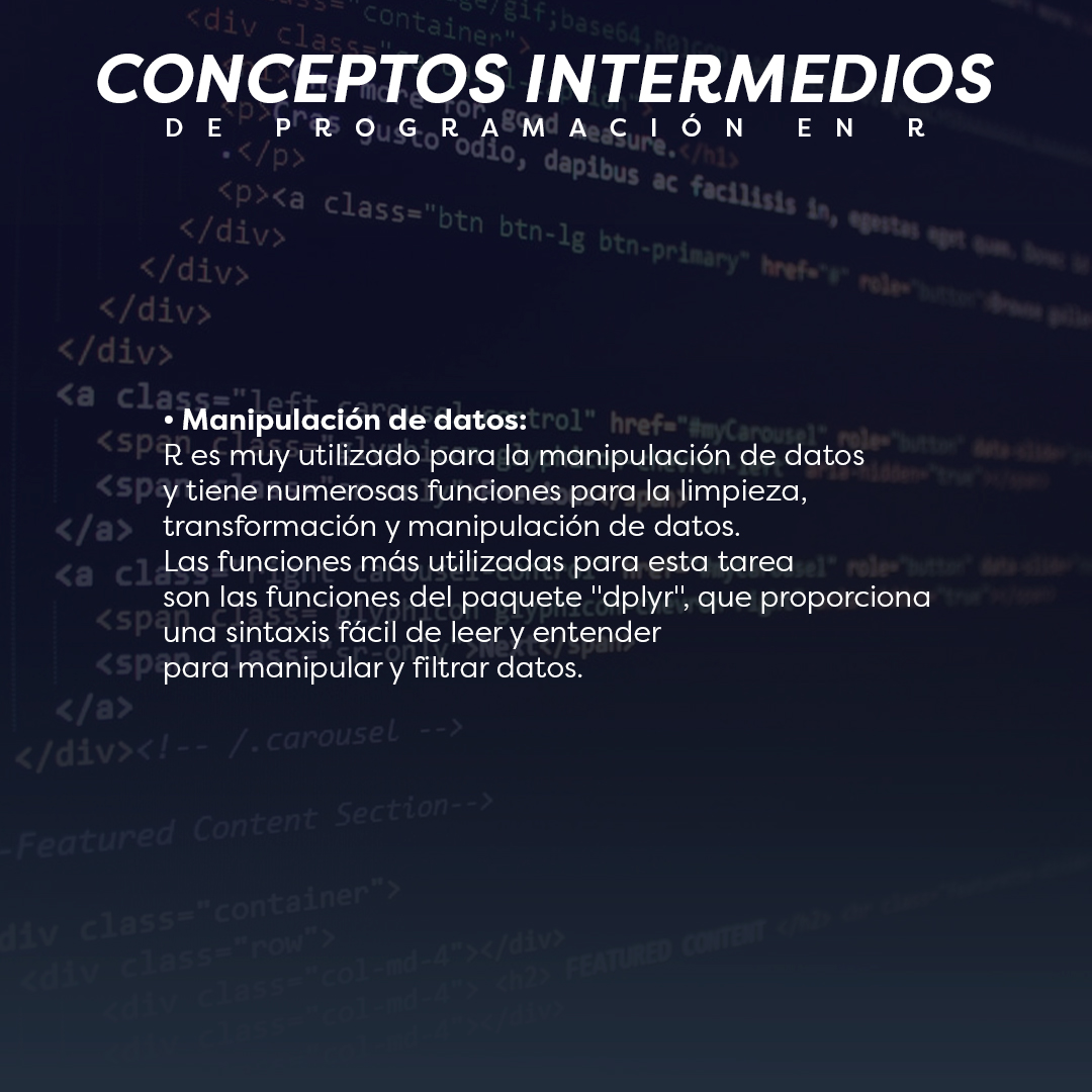 RiskMathicsFI's tweet image. CONCEPTOS INTERMEDIOS de PROGRAMACIÓN en R
Inscríbete al programa: "Programación en R y Python": riskmathics.com/landing/PRP_20… y posiciónate a otro nivel DENTRO de la INDUSTRIA FINANCIERA.
#risk #riskmathics #ProgramaciónEnR #ProgramaciónEnPython