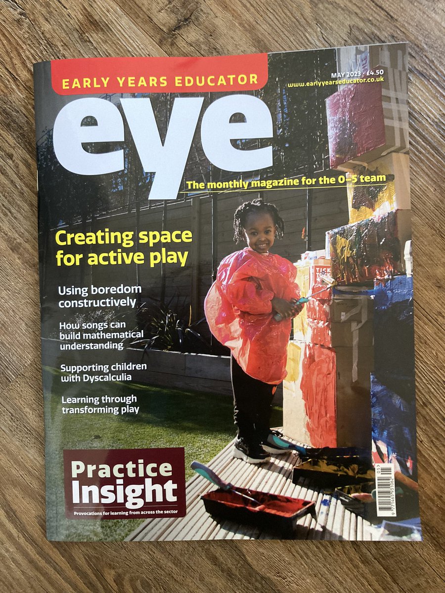 Elly_Roberts1's tweet photo. I’m beyond excited that this arrived today!!👏🏻🤓✍🏻

The April edition of @EYEearlyEd’s magazine is also my first as its #Editor! 💪🏻

👇🏻Look out for yours if you haven’t had it yet. Lots of great #EYFS content inside, not to be missed! 
#EYSucess #EYThinking #EarlyYears #subscribe https://t.co/9BLvKnjRip