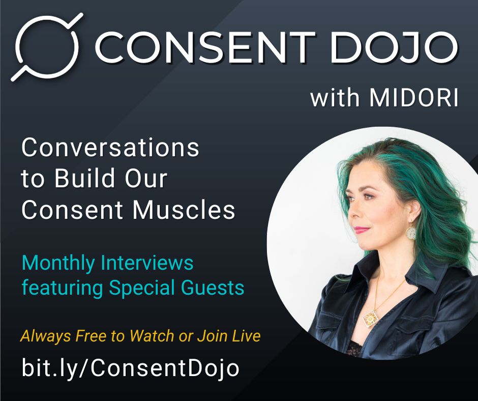 Did you know that the full library of Consent Dojo episodes is available to watch Free, whenever you want?

bit.ly/ConsentDojo