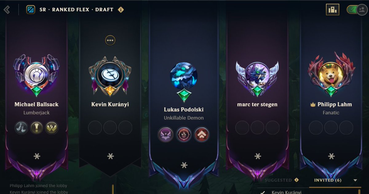 Jogis Jungs zusammen in der FlexQ. <3