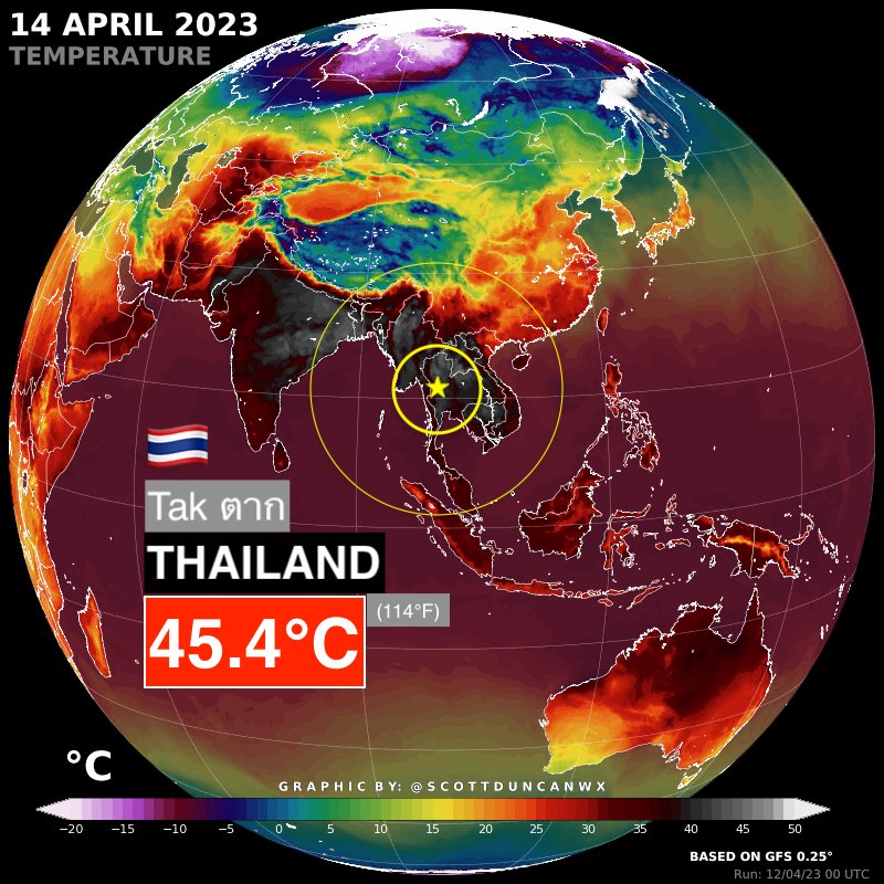 MarcusWadsak's tweet photo. Mehr als 45 Grad in Thailand. Das gab es hier noch nie zuvor….! https://t.co/Oq1Vpkxeos